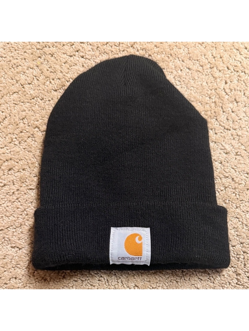 Carhartt Black Acrylic Watch Hat Beanie
